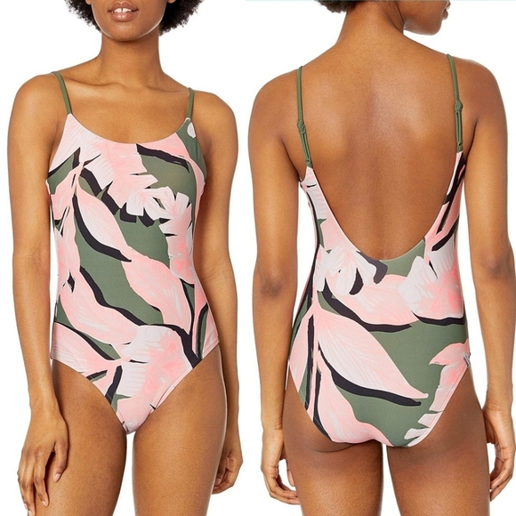 BODY GLOVE SURFACE SIMPLICITY ONE-PIECE TROPICAL SWIMSUIT NEW - Picture 1 of 14